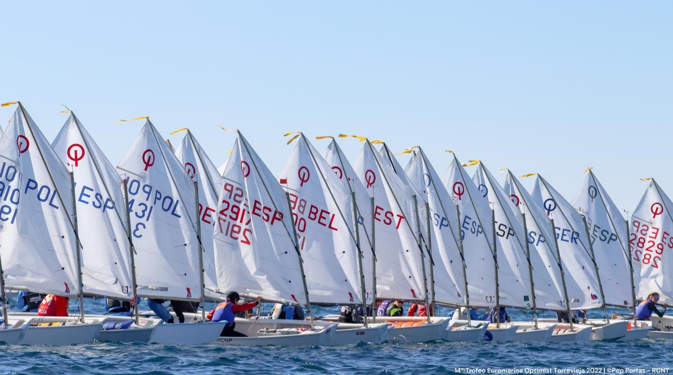Trofeo Euromarina, Optimist, Torrevieja, vela, deporte náutico